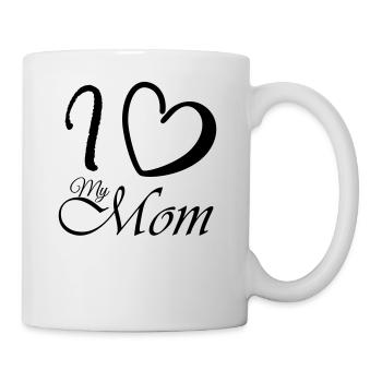 i love my mom - Mug - white - Right