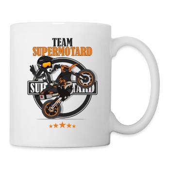 Team supermotard - Mug blanc - blanc - Droite