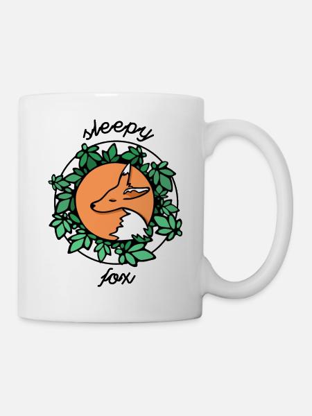 Tired fox - Mug - white