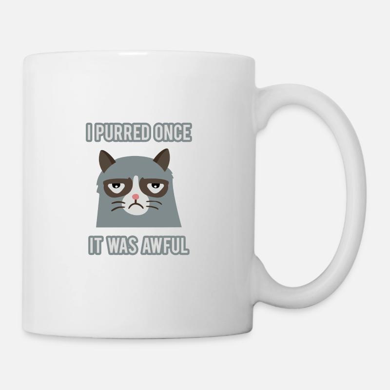 Grumpy Cat - Tasse - Weiß