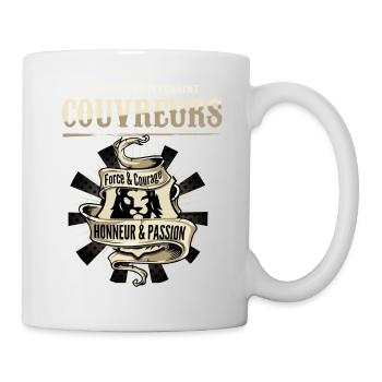 Meilleurs couvreurs - Mug blanc - blanc - Droite