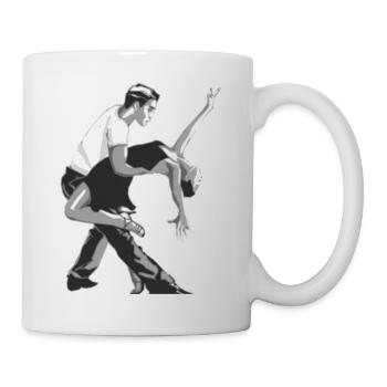 Tango-Tänzer - Tasse - Weiß - Rechts