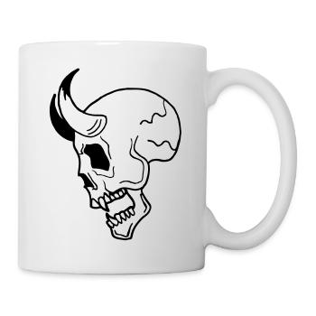 Skull eu - Mug - white - Right