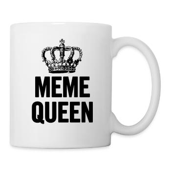 Black Queen mème - Mug blanc - blanc - Droite