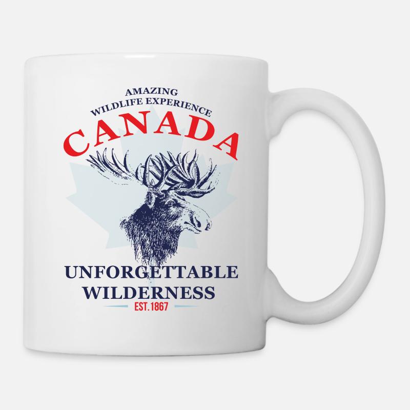 CANADA - MOOSE - Tasse - Weiß