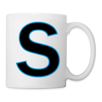 letter s vector - Mug - white - Right