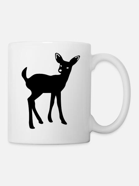 roe deer - Mug - white