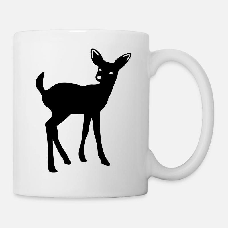 Cerf - Mug blanc - blanc