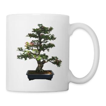 Monsieur bonsai - Tasse - Weiß - Rechts