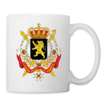 Belgien - Tasse - Weiß - Rechts