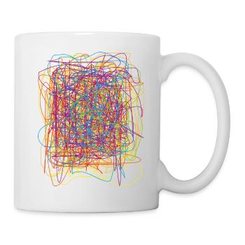 Chaos Farben - Tasse - Weiß - Rechts