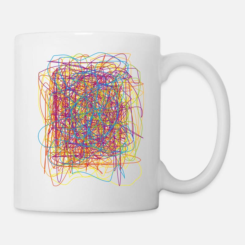 Chaos Farben - Tasse - Weiß
