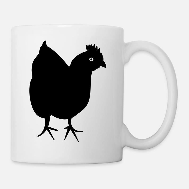 Huhn - Henne - Tasse - Weiß