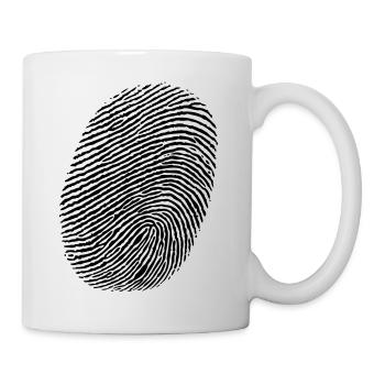 Finger - fingerprint - Mug - white - Right
