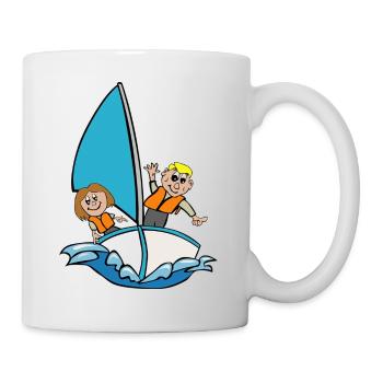 Segelboot - Tasse - Weiß - Rechts