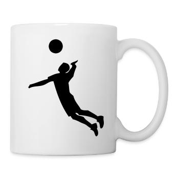 volleyball - Tasse - Weiß - Rechts