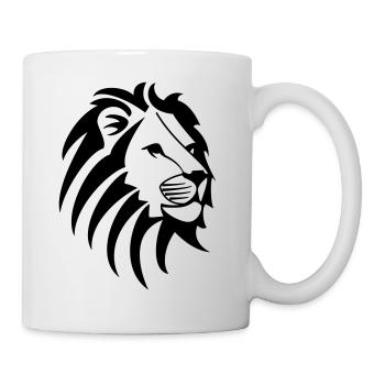 Lion - Mug blanc - blanc - Droite