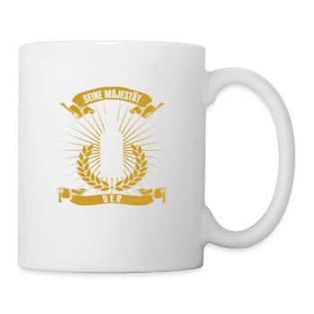 Koenig Bier / Bier / Trinken / Party - Tasse - Weiß - Rechts