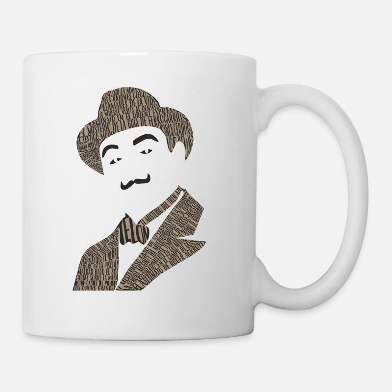 poirot agatha christie - Mug blanc - blanc