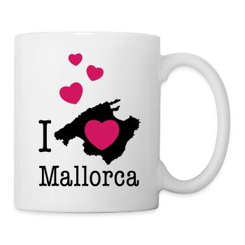 Majorque Baleares Espagne Palme île de vacances vacances - Mug blanc - blanc - Droite