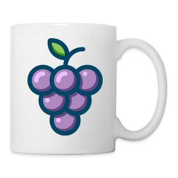 Grapes Grapes Veggie Fruit Fruits - Mug - white - Right