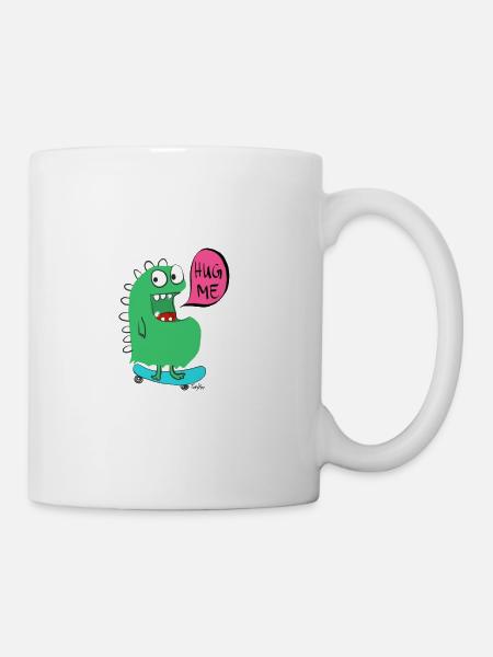 skateboard Monster - Mug - white