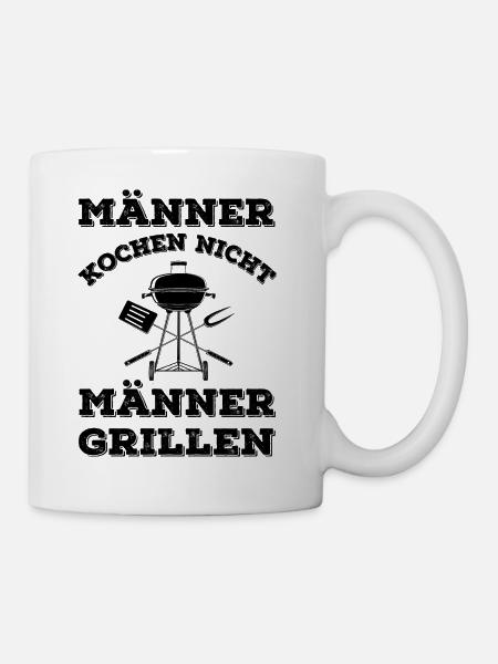 Grillen Geschenk - Tasse - Weiß
