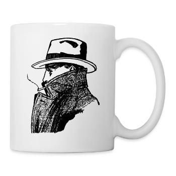Agent Detektiv - Tasse - Weiß - Rechts