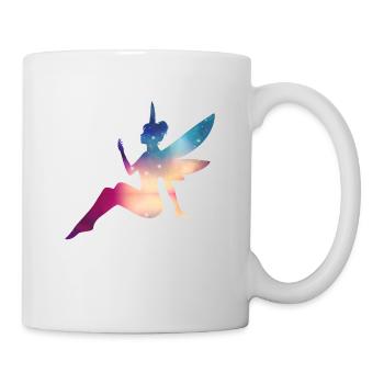 Elf fairy rainbow mythical creature colorful magic - Mug - white - Right