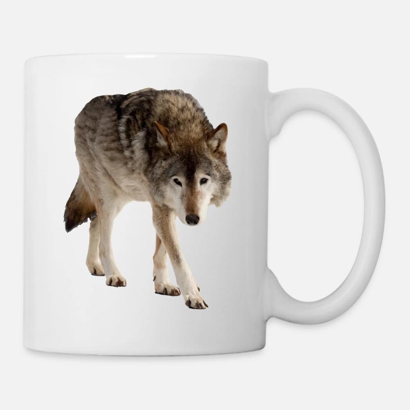 Wolf - Tasse - Weiß