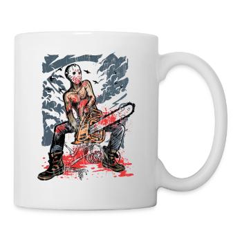 TRONCONNEUSE KILLER - Halloween cadeau Horreur - Mug blanc - blanc - Droite