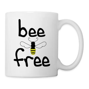 abeille - Mug blanc - blanc - Droite