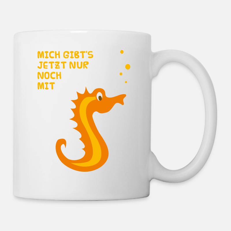 Seepferdchen - Geschenk für kleine Freischwimmer - Tasse - Weiß