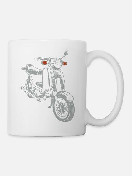 Simson SR50 SR80 - Tasse - Weiß