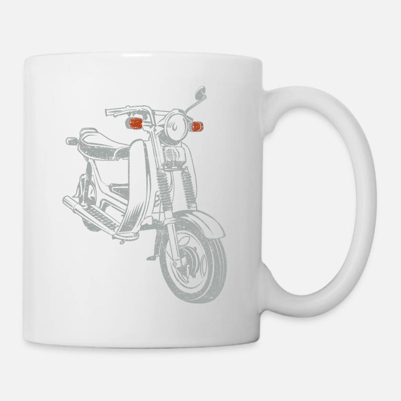 Simson SR50 SR80 - Tasse - Weiß