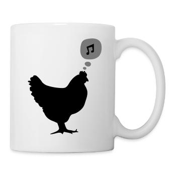 chicken - Tasse - Weiß - Rechts
