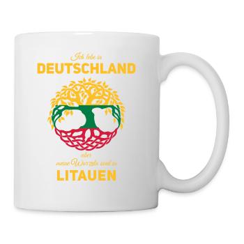 Litauische Wurzeln - Tasse - Weiß - Rechts