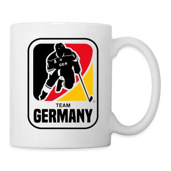 EISHOCKEY DEUSCHLAND TEAM GERMANY - Tasse - Weiß - Rechts