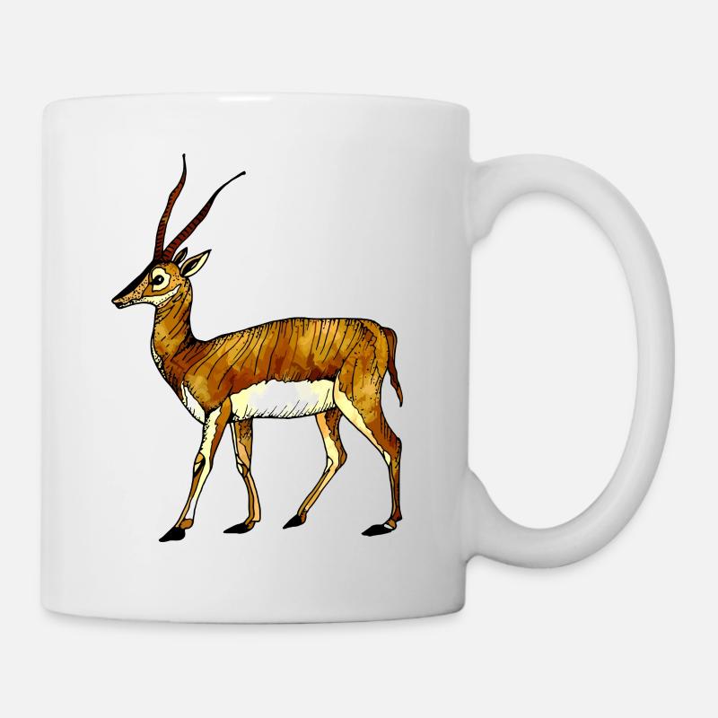 Antilope - Tasse - Weiß