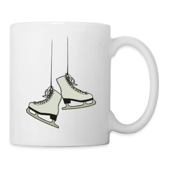 Schlittschuh - Tasse - Weiß - Rechts