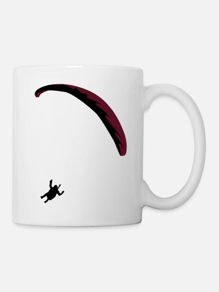Paraglider Paragliding - Mug - white
