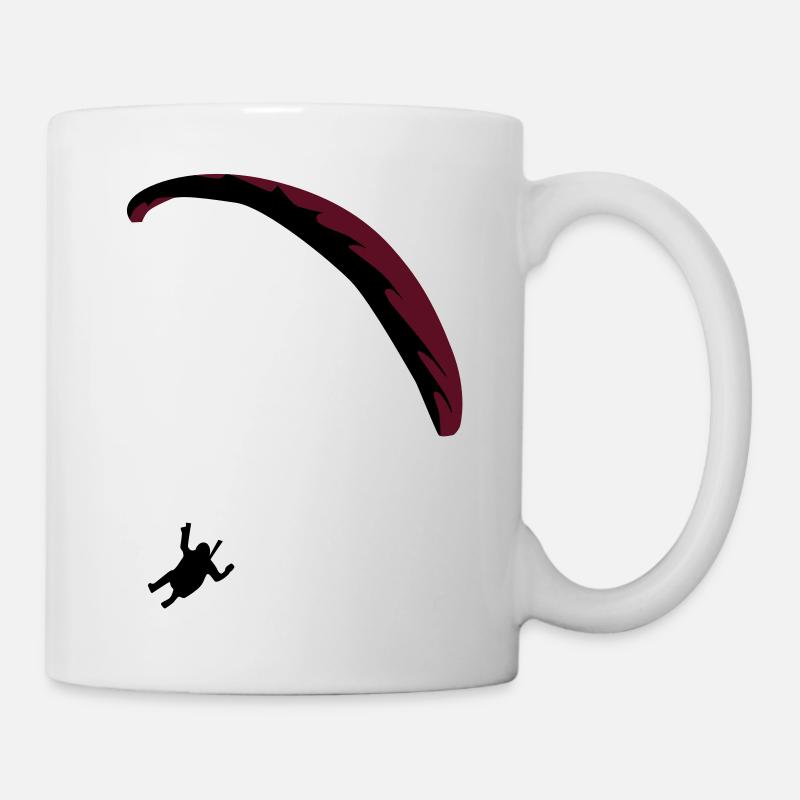 Paraglider Paragliding - Mug - white