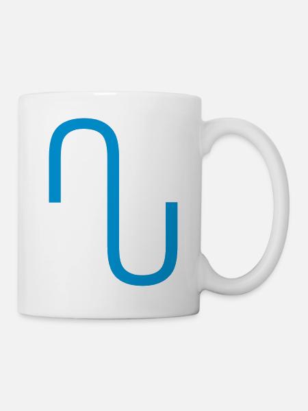 Caracteres curación sinusoide - Nuevos Homeopatía - Taza - blanco