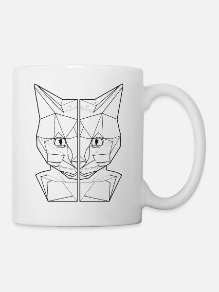 amant de chemise de chat de chat, ami de chat - Mug blanc - blanc