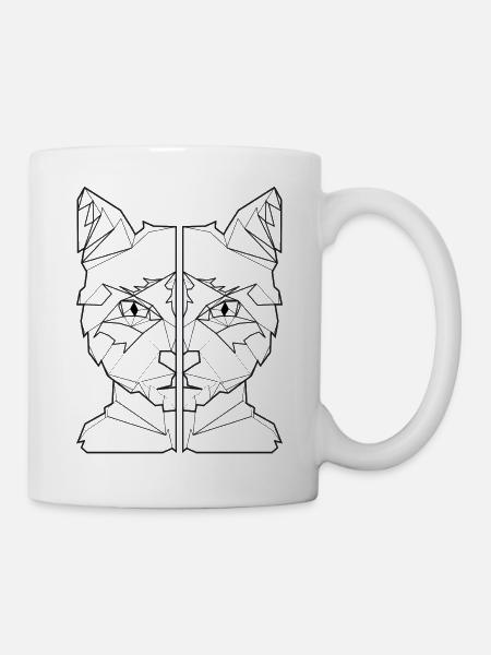 cat friend cat friend gift cat shirt - Mug - white