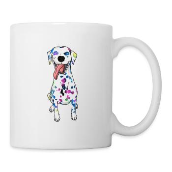amant de chien chemise de chien dalmatien drôle - Mug blanc - blanc - Droite