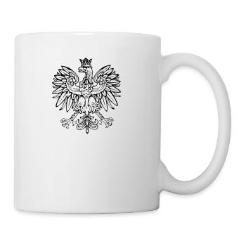 Polska - polnisches Wappen Polen Geschenk - Tasse - Weiß - Rechts