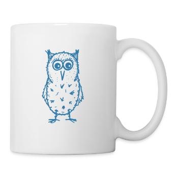 Owl max blue - Mug - white - Right