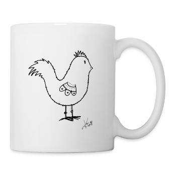 noir Hennri - Mug blanc - blanc - Droite