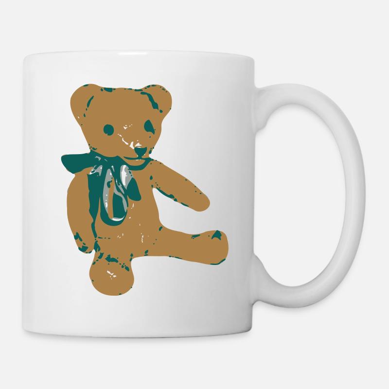 teddybaer teddy - Tasse - Weiß